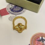 [Eternal Jewelry]CLOVER RIVERSIBLE BLUE AGATE RING - Image 8