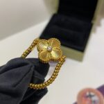 [Eternal Jewelry]CLOVER RIVERSIBLE BLUE AGATE RING - Image 10