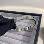 [Eternal Jewelry]LOVE BRACELET 6.1MM DIAMOND-PAVED CERAMIC - Image 5