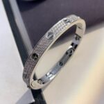 [Eternal Jewelry]LOVE BRACELET 6.1MM DIAMOND-PAVED CERAMIC - Image 8