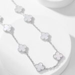 [Eternal Jewelry]CLOVER 10 MOTIFS WHITE MOTHER OF PEARL NECKLACE - Image 12