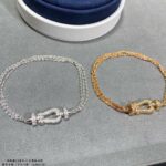 [Eternal Jewelry]FORCE SMALL HORSESHOE  DIAMOND CHAIN ROPE BRACELET - Image 11