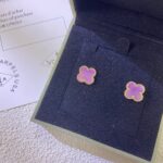 [Eternal Jewelry]CLOVER MINI 9.5MM  PURPLE VIOLET EARRINGS - Image 2