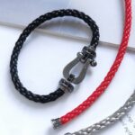 [Eternal Jewelry]FORCE LARGE SERIES HORSESHOE BLACK SAMURAI BRACELET - Image 4