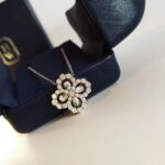 [Eternal Jewelry]LOOP NECKLACE FULL MOTIF DIAMOND 16MM MULTIPLE COLORS - Image 14