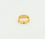[Eternal Jewelry]LOVE RING 5.5MM 3 DIAMONDS GOLD - Image 2