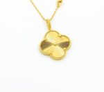 [Eternal Jewelry]CLOVER 25MM PEDANT NECKLACE GOLD - Image 4
