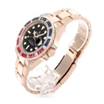 Rolex GMT-Master II 126755SARU Diamond Bezel Black Dial Replica - Image 2