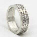 [Eternal Jewelry]LOVE RING 5.5MM DIAMONDS PAVED - Image 2