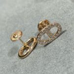 [Eternal Jewelry]HM FULL DIAMOND PIG NOSE STUD EARRINGS - Image 7