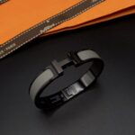 [Eternal Jewelry]CLIC HM SO BLACK GREY BRACELET - Image 5
