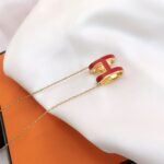 [Eternal Jewelry]HM CLIC RED ENAMEL GOLD NECKLACE - Image 6