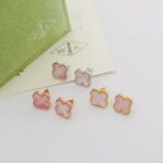 [Eternal Jewelry]Clover Mini Pink Earrings - Image 11