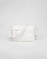 Small-filled Re-Nylon shoulder bag white - Image 5