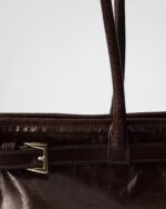 Prada Bonnie Oversized Leather Handbag - Image 3