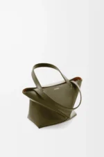 Mini Puzzle Fold tote in shiny calfskin - Image 7