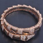 [Eternal Jewelry]SERPENTI WIDE BRACELET PINK GOLD DIAMOND - Image 2
