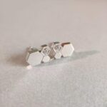 [Eternal Jewelry]BEE LOVE SILVER DIAMOND EARRINGS - Image 4