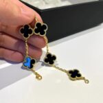 [Eternal Jewelry]CLOVER  5 MOTIFS BLACK ONYX BRACELET - Image 11