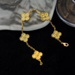 [Eternal Jewelry]CLOVER 5 MOTIFS BRONZING BRACELET - Image 3