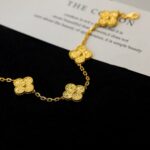 [Eternal Jewelry]CLOVER 5 MOTIFS BRONZING BRACELET - Image 6