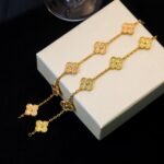 [Eternal Jewelry]CLOVER 5 MOTIFS BRONZING BRACELET - Image 10