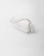 Small-filled Re-Nylon shoulder bag white - Image 3