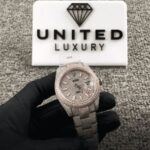 Rolex Datejust Two Tone Jubilee Fully Iced Out 126303 Replica - Image 2