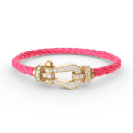[Eternal Jewelry]FORCE LARGE HORSESHOE FULL DIAMOND BRACELET GOLD - Image 11