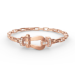 [Eternal Jewelry]FORCE LARGE HORSESHOE CLASP  METAL BRACELET - Image 5