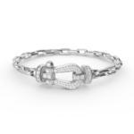 [Eternal Jewelry]FORCE LARGE HORSESHOE CLASP  METAL BRACELET - Image 11