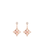 [Eternal Jewelry]DOUBLE STAR PINK GOLD MOP DROP EARRINGS - Image 2