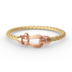 [Eternal Jewelry]FORCE LARGE HORSESHOE NO DIAMOND BRACELET ROSE GOLD - Image 4