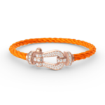 [Eternal Jewelry]FORCE LARGE HORSESHOE FULL DIAMOND BRACELET ROSE GOLD - Image 7