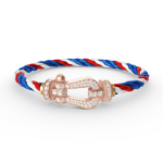 [Eternal Jewelry]FORCE LARGE HORSESHOE FULL DIAMOND BRACELET ROSE GOLD - Image 2