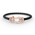[Eternal Jewelry]FORCE LARGE HORSESHOE FULL DIAMOND BRACELET ROSE GOLD - Image 9