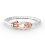 [Eternal Jewelry]FORCE LARGE HORSESHOE FULL DIAMOND BRACELET ROSE GOLD - Image 14