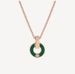 [Eternal Jewelry]GARI NECKLACE PINK GOLD MALACHITE - Image 2