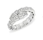 [Eternal Jewelry]SERPENTI RING SILVER DIAMOND PAVED 4MM - Image 2
