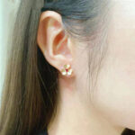 [Eternal Jewelry]FRIVOLE  FLOWER PINK EARRINGS - Image 2