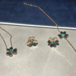 [Eternal Jewelry]FRIVOLE  FLOWER MALACHITE EARRINGS - Image 6