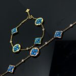 [Eternal Jewelry]STAR AND SUN 4 MOTIF BLUE BRACELET - Image 4