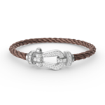 [Eternal Jewelry]FORCE LARGE HORSESHOE FULL DIAMOND BRACELET SILVER - Image 6
