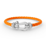 [Eternal Jewelry]FORCE LARGE HORSESHOE FULL DIAMOND BRACELET SILVER - Image 7