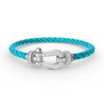 [Eternal Jewelry]FORCE LARGE HORSESHOE FULL DIAMOND BRACELET SILVER - Image 8