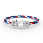[Eternal Jewelry]FORCE LARGE HORSESHOE FULL DIAMOND BRACELET SILVER - Image 9