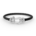 [Eternal Jewelry]FORCE LARGE HORSESHOE FULL DIAMOND BRACELET SILVER - Image 10