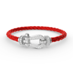 [Eternal Jewelry]FORCE LARGE HORSESHOE FULL DIAMOND BRACELET SILVER - Image 3