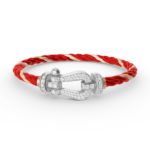 [Eternal Jewelry]FORCE LARGE HORSESHOE FULL DIAMOND BRACELET SILVER - Image 12