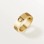 [Eternal Jewelry]LOVE RING 5.5MM 3 DIAMONDS PINK GOLD - Image 2